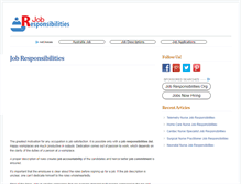 Tablet Screenshot of jobresponsibilities.org